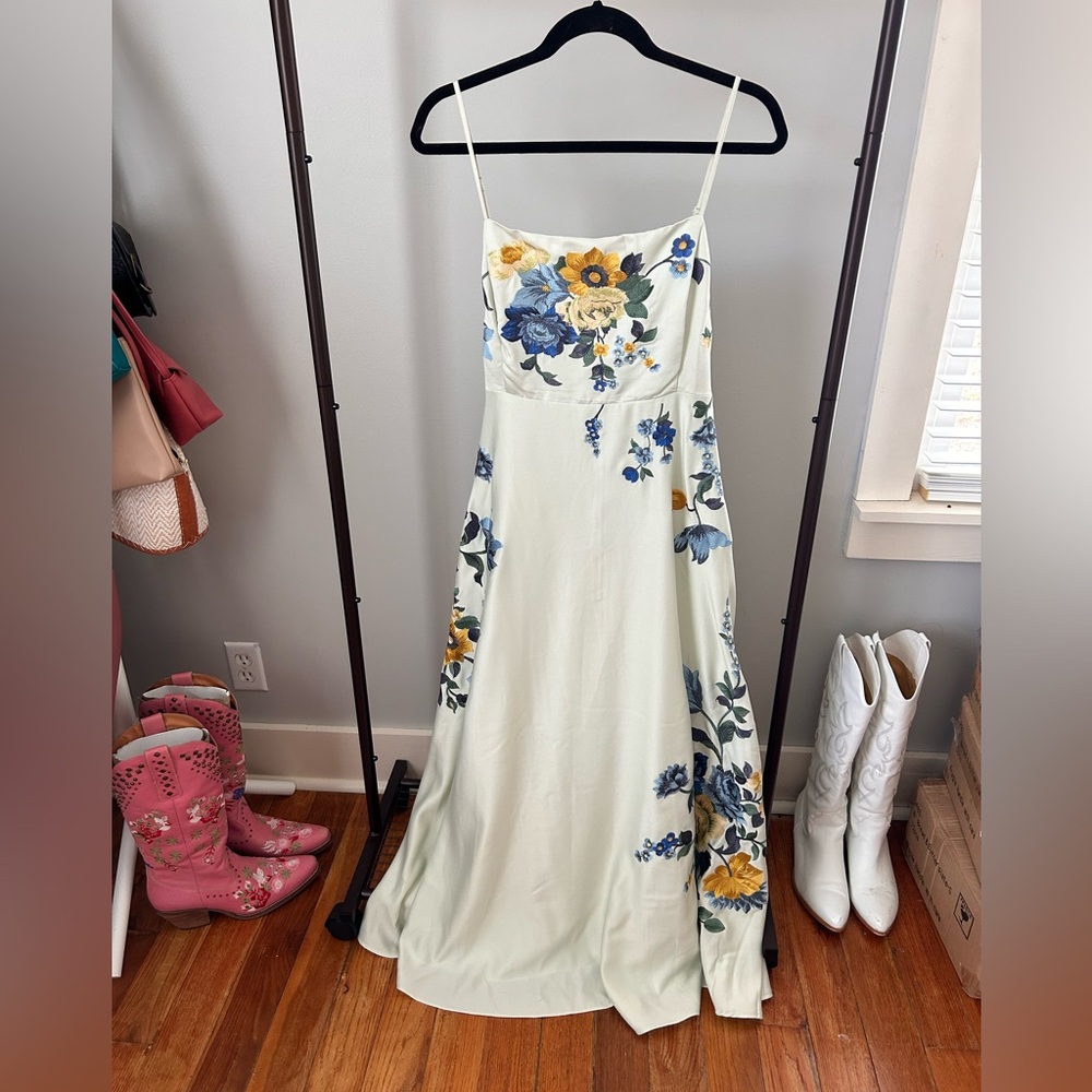 ASOS Floral Embroidered Dress
